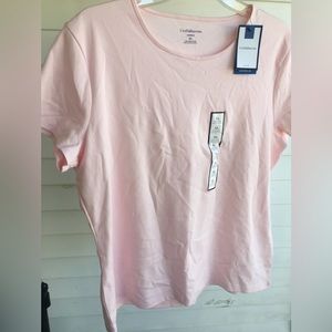 New Pink XL Crewneck Women Top